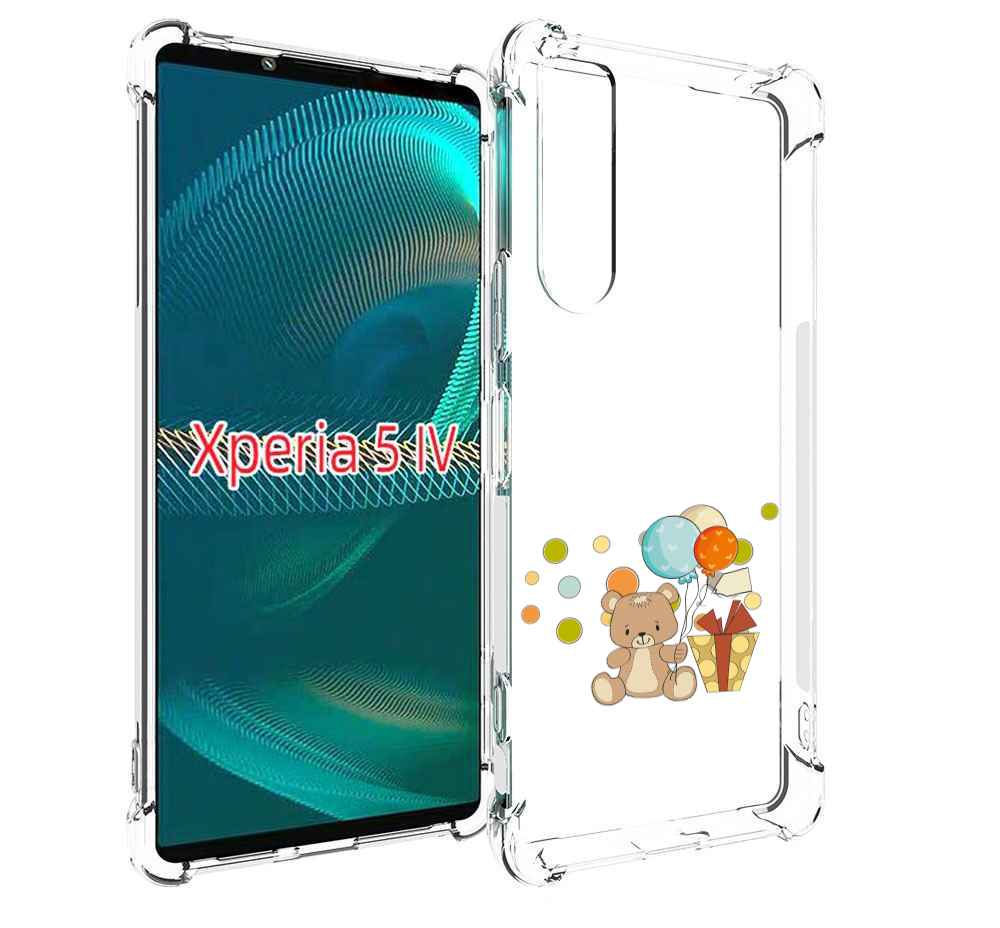 

Чехол MyPads медвеженок с подарком для Sony Xperia 5 IV (5-4), Прозрачный, Tocco