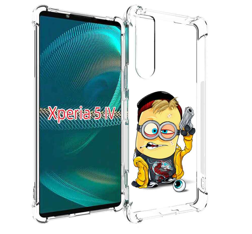 

Чехол MyPads миньон бандит для Sony Xperia 5 IV (5-4), Прозрачный, Tocco