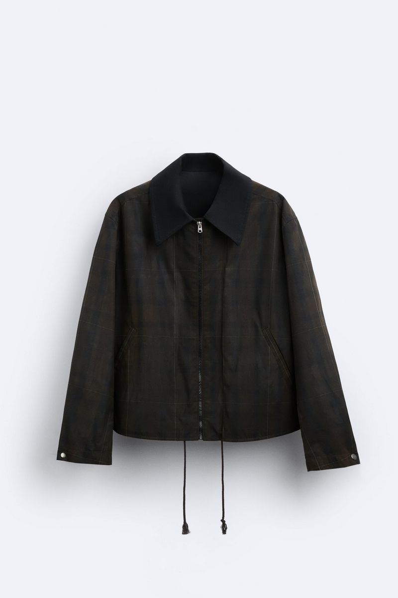 

Куртка мужская ZARA 04272302 черная L, Черный, 04272302