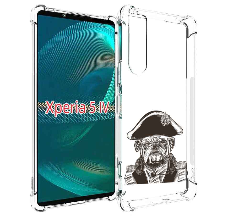 

Чехол MyPads мопс генерал для Sony Xperia 5 IV (5-4), Прозрачный, Tocco