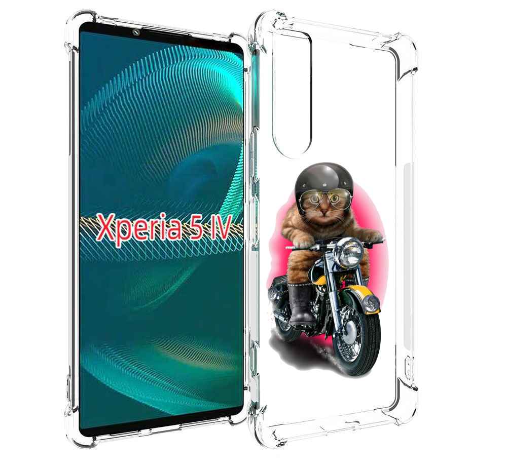 

Чехол MyPads мото-кот для Sony Xperia 5 IV (5-4), Прозрачный, Tocco