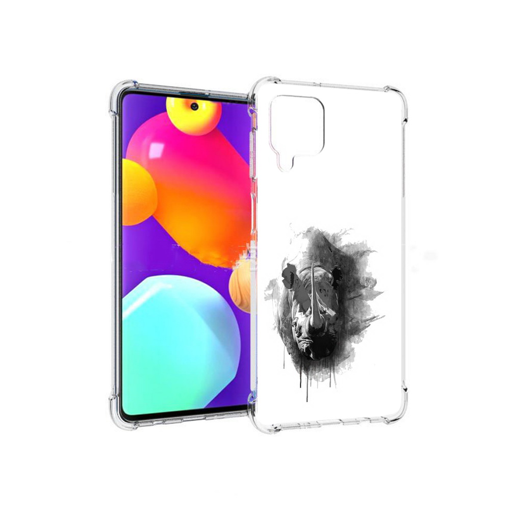 

Чехол MyPads Tocco для Samsung Galaxy M62 носорог (PT158430.541.523), Прозрачный, Tocco