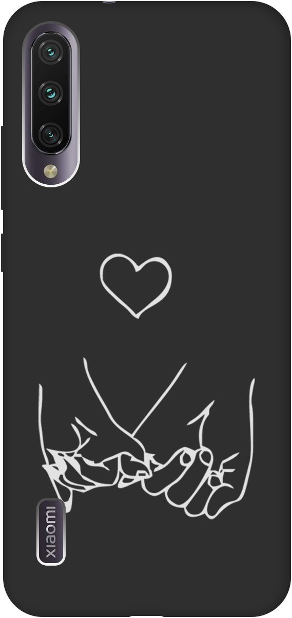 

Чехол на Xiaomi Mi A3 "Lovers Hands W" черный, Черный;белый, 8464