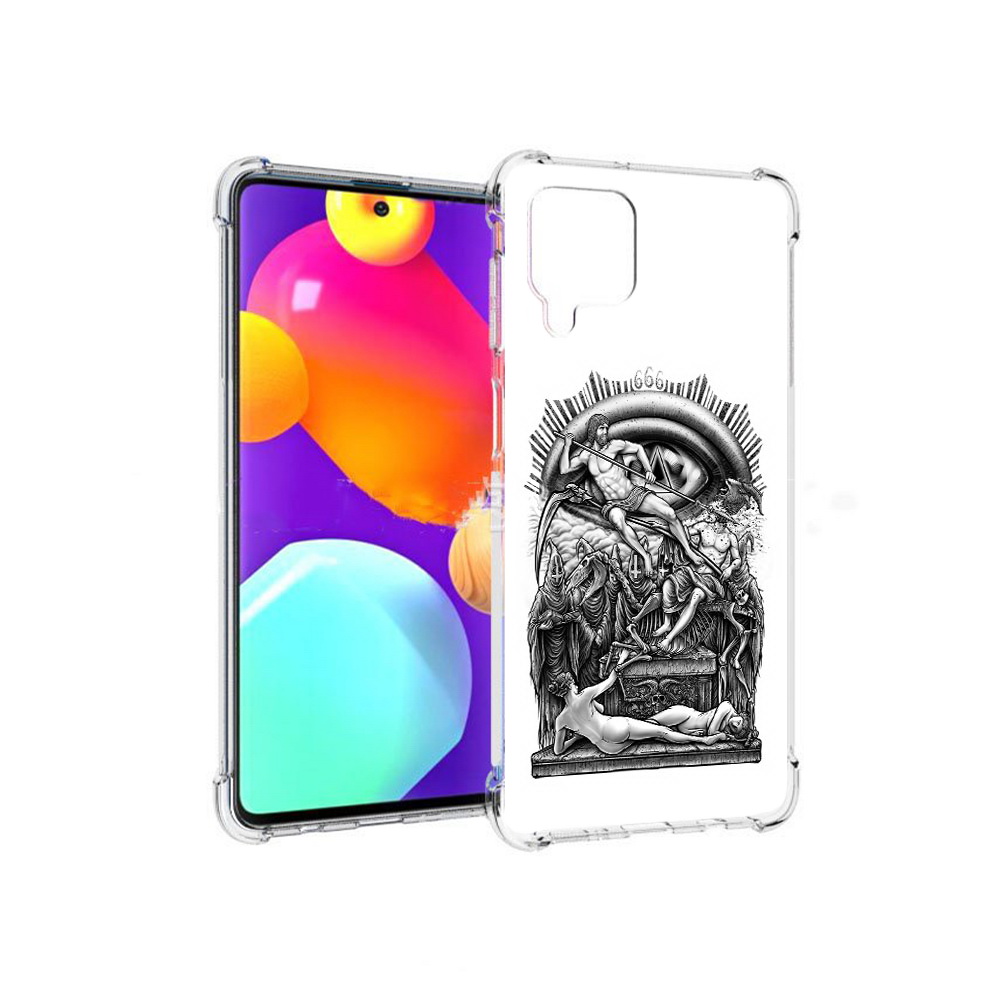

Чехол MyPads Tocco для Samsung Galaxy M62 оракул черно белый (PT158430.541.528), Прозрачный, Tocco