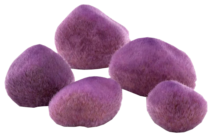 Галька BiOrb pebbles purple, фиолетовая
