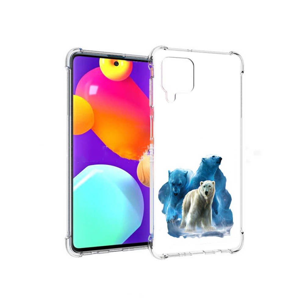 

Чехол MyPads Tocco для Samsung Galaxy M62 полярный медведь (PT158430.541.549), Прозрачный, Tocco
