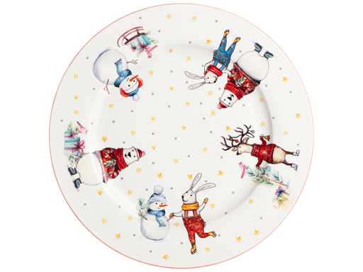 

Тарелка обеденная LEFARD WINTER STORY 260-732 27СМ, Белый