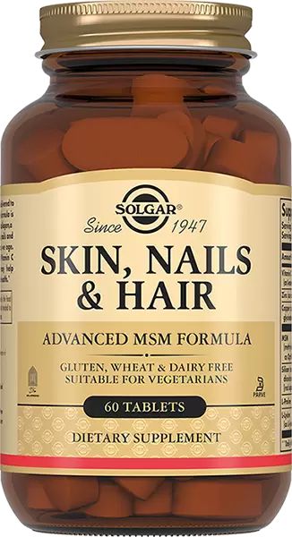 Solgar SKIN, NAILS & HAIR, комплекс кожа, ногти и волосы таблетки 60 шт.
