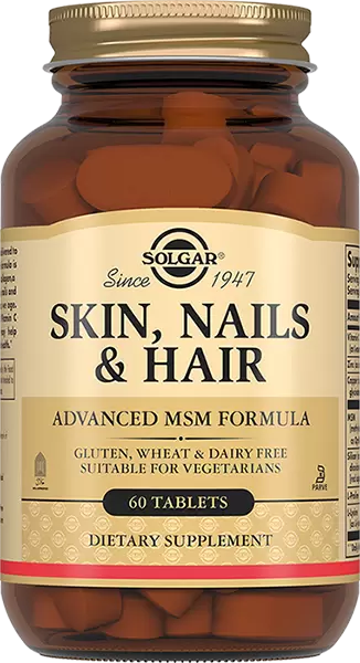 Solgar SKIN, NAILS & HAIR, комплекс кожа, ногти и волосы таблетки 60 шт.