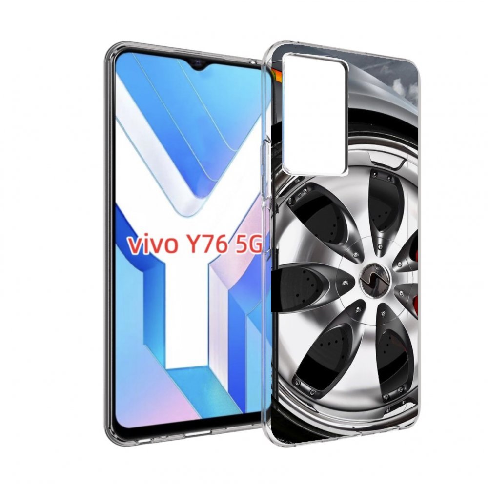 

Чехол MyPads Колесо мужской для Vivo Y76 5G, Прозрачный, Tocco