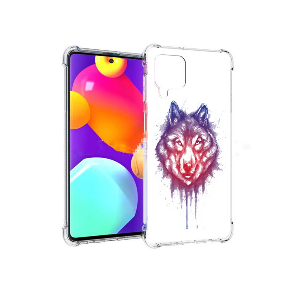 

Чехол MyPads Tocco для Samsung Galaxy M62 пушистый волк (PT158430.541.561), Прозрачный, Tocco