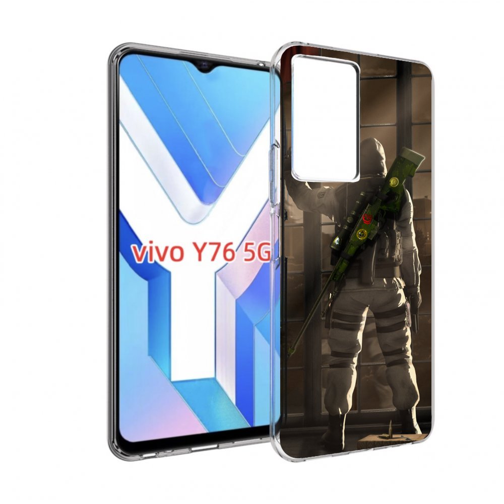 

Чехол MyPads Контр-Страйк-в-дыму для Vivo Y76 5G, Прозрачный, Tocco