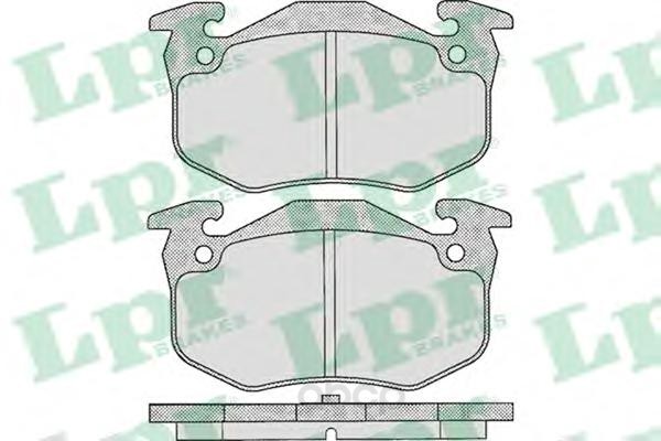 

Тормозные колодки Lpr дисковые 05p307