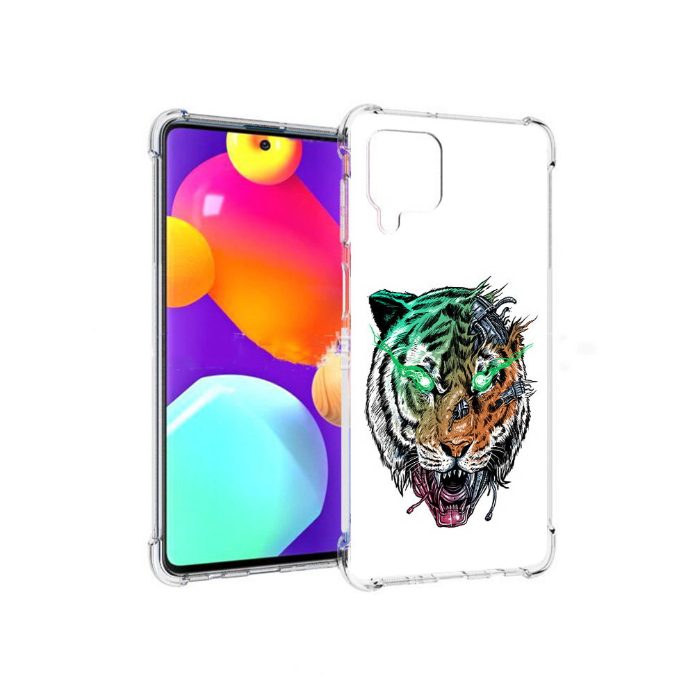 

Чехол MyPads Tocco для Samsung Galaxy M62 робо-тигр (PT158430.541.584), Прозрачный, Tocco