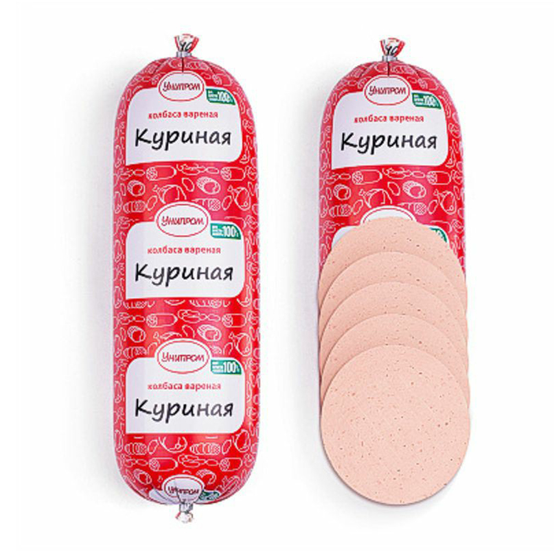 

Колбаса вареная Унипром Куриная