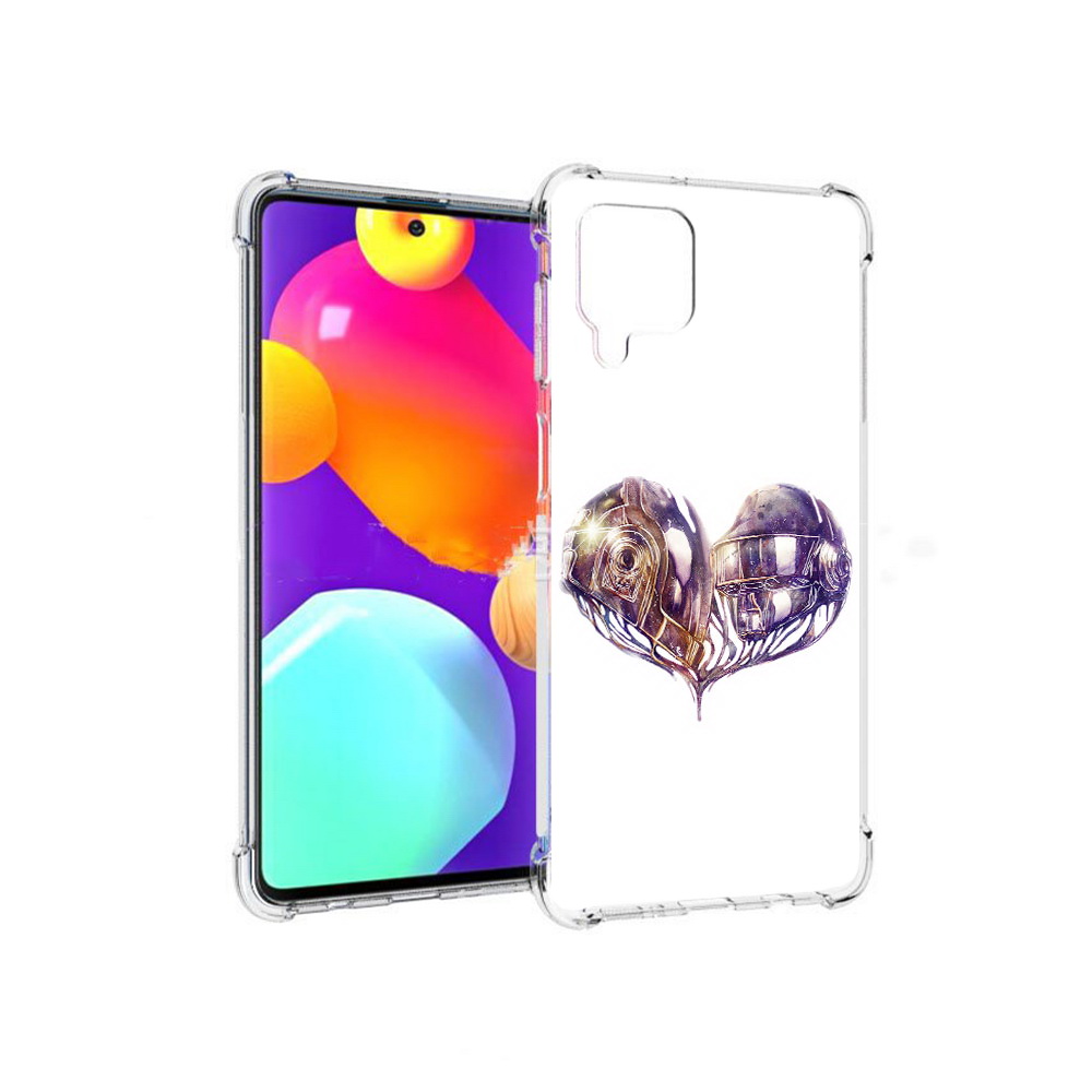 

Чехол MyPads Tocco для Samsung Galaxy M62 сердце абстракция (PT158430.541.596), Прозрачный, Tocco