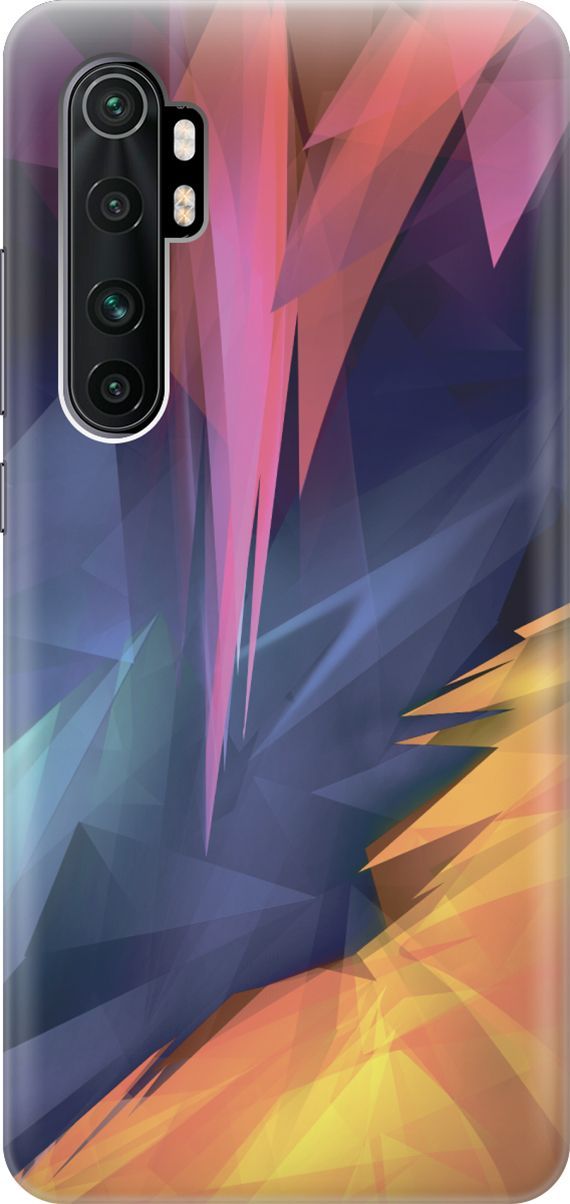 

Чехол на Xiaomi Mi Note 10 Lite "Розовый, синий, желтый", Желтый;розовый, 6312