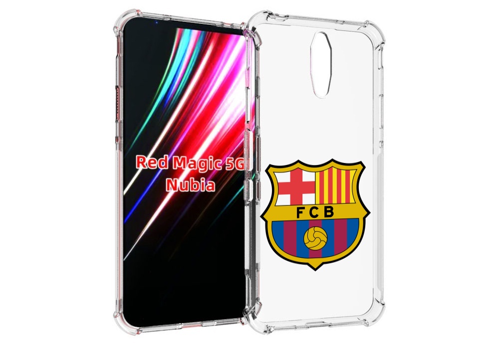 Чехол MyPads ФК FCB Барселона для ZTE Nubia Red Magic 1 5G