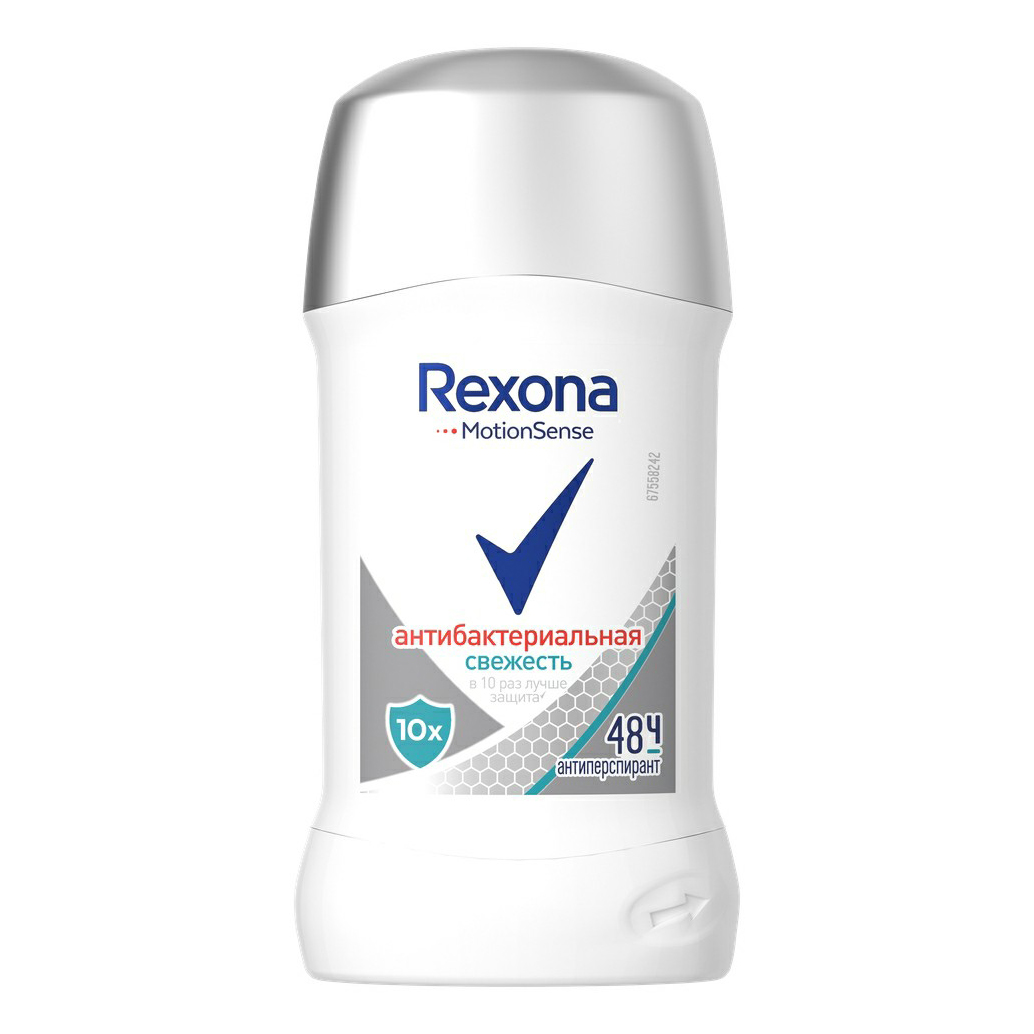 

Дезодорант-антиперспирант стик Rexona Антибактериальная свежесть женский 40 мл