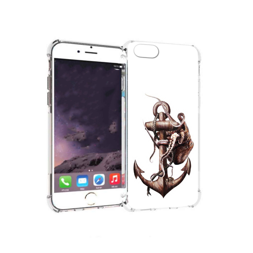 

Чехол MyPads Tocco для Apple iPhone 6 ржавый якорь (PT54043.605.579), Прозрачный, Tocco