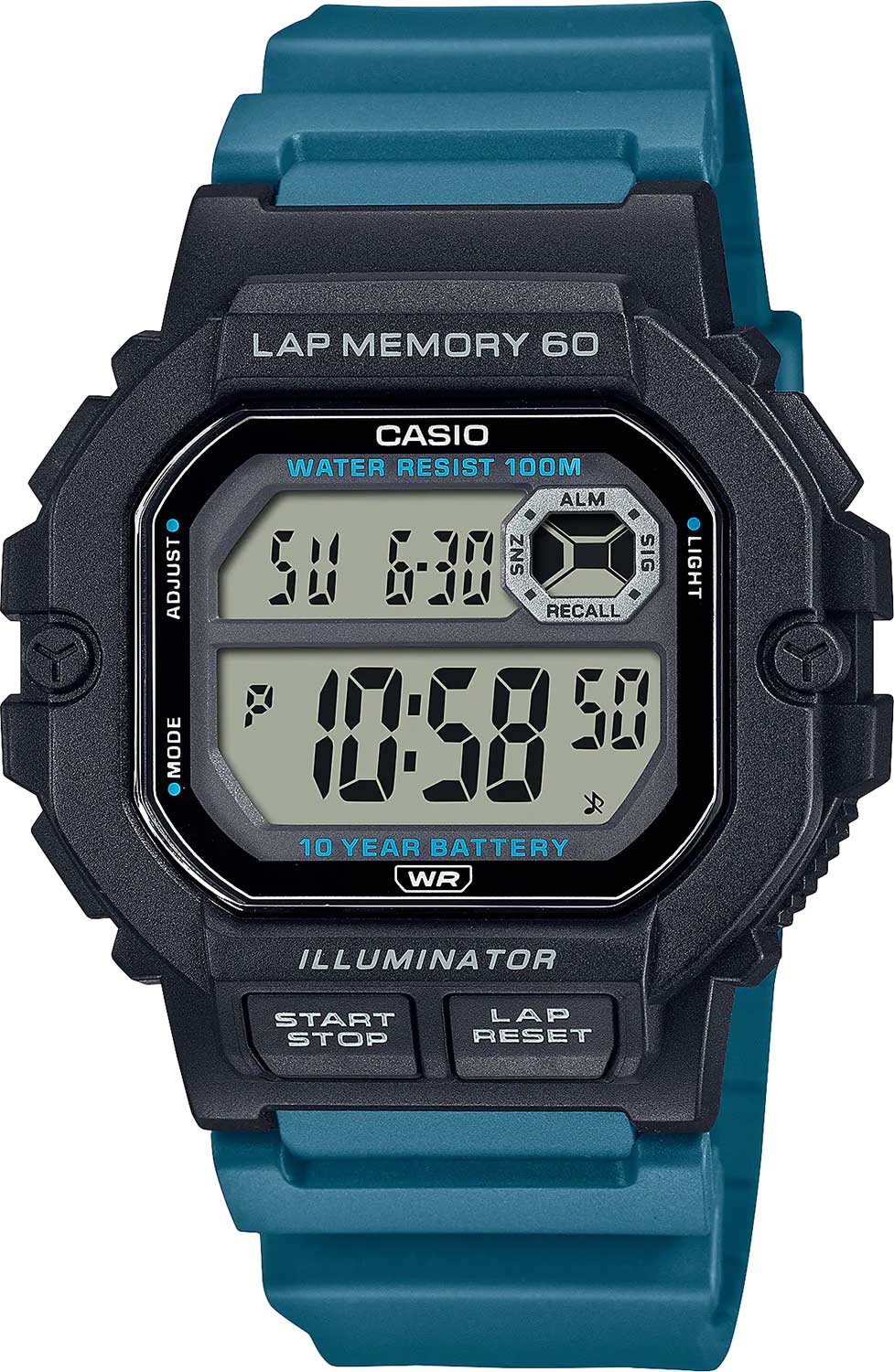 

Наручные часы мужские Casio WS-1400H-3A, WS-1400H-3A