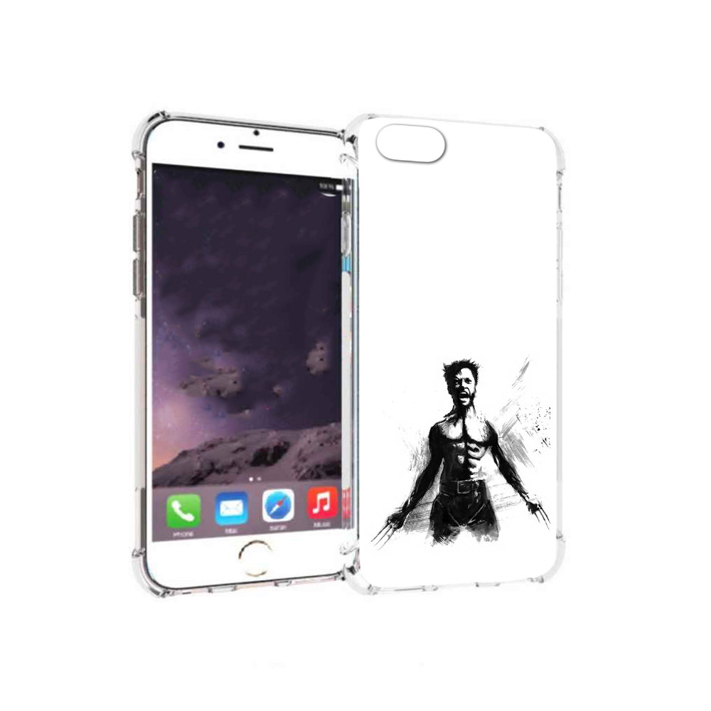 

Чехол MyPads Tocco для Apple iPhone 6 росомаха (PT54043.605.587), Прозрачный, Tocco