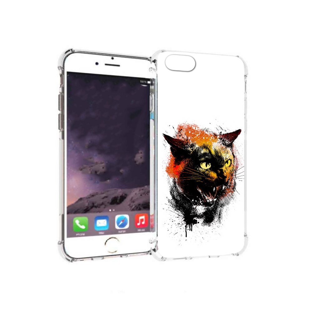 

Чехол MyPads Tocco для Apple iPhone 6 сиамский кот (PT54043.605.598), Прозрачный, Tocco
