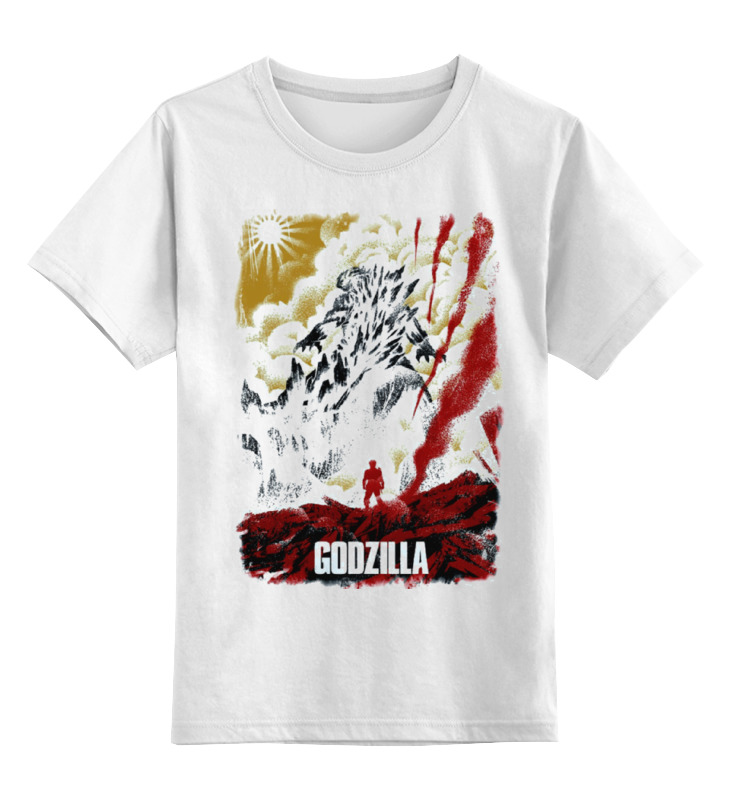 

Футболка детская Printio Godzilla japan цв. белый р. 140, Godzilla japan
