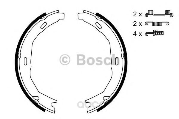 

Тормозные колодки Bosch барабанные 986487723