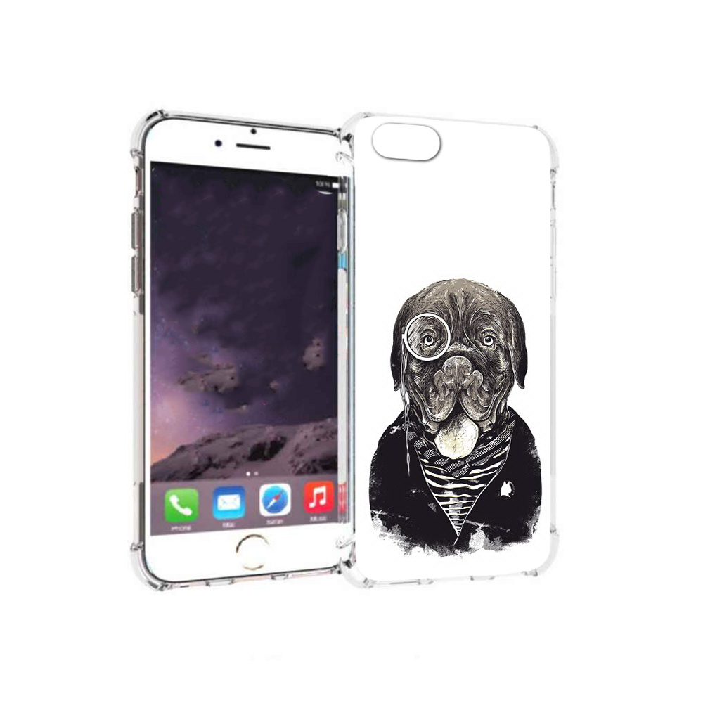 

Чехол MyPads Tocco для Apple iPhone 6 солидный песик (PT54043.605.615), Прозрачный, Tocco