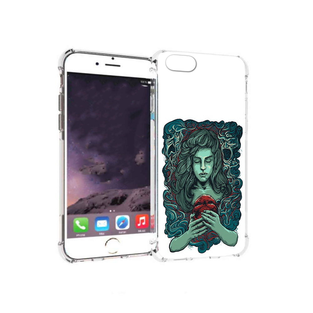 

Чехол MyPads Tocco для Apple iPhone 6 спящая девушка (PT54043.605.619), Прозрачный, Tocco