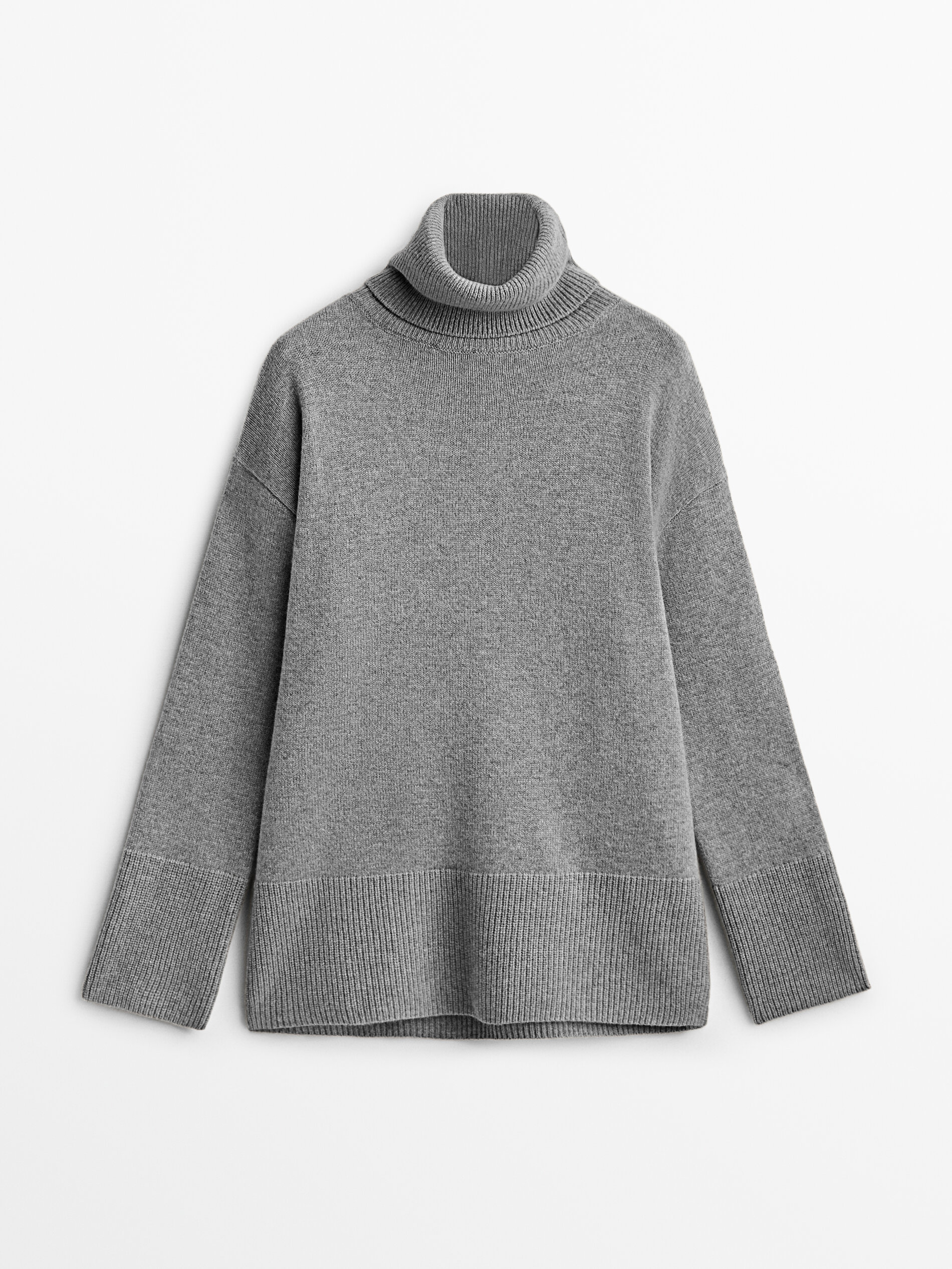 

Свитер женский Massimo Dutti 05735672812 серый S, 05735672812
