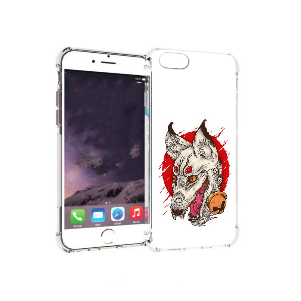 

Чехол MyPads Tocco для Apple iPhone 6 страшная собака (PT54043.605.627), Прозрачный, Tocco