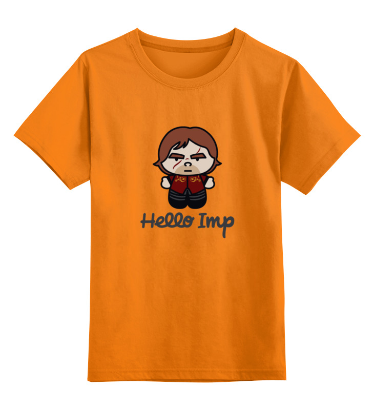 

Футболка детская Printio Hello imp цв. оранжевый р. 140, Hello imp