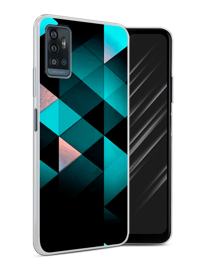 

Чехол Awog на ZTE Blade A71 / ЗТЕ Блэйд A71 "Геометрия 16", Разноцветный, 134450-3