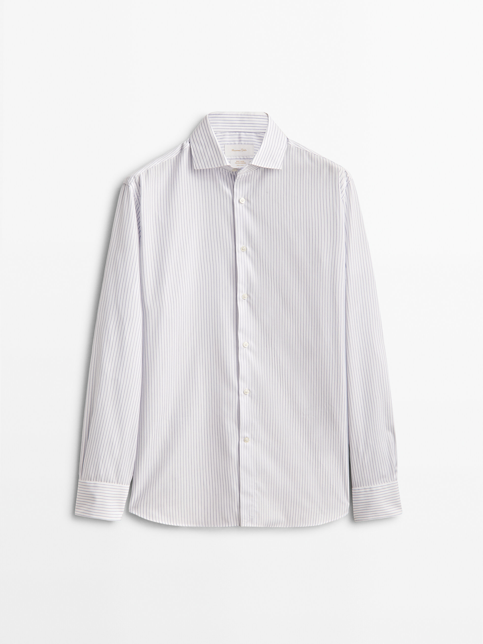 

Рубашка мужская Massimo Dutti 00132350250 белая 43, 00132350250