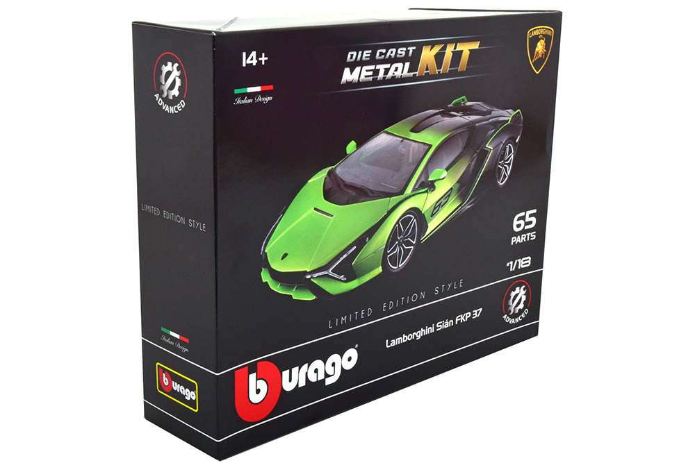 

Модели для сборки BBURAGO lamborghini sian fkp 37 2019 green, 65 дет