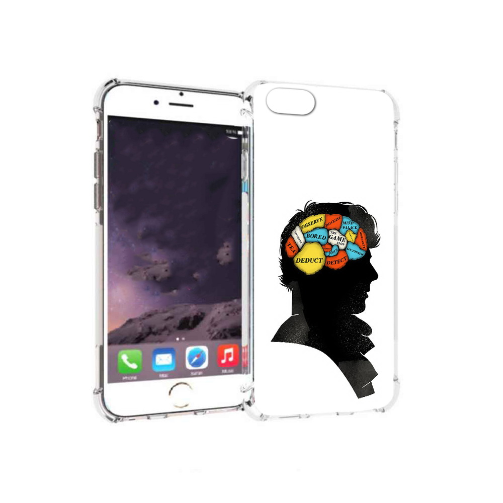 

Чехол MyPads Tocco для Apple iPhone 6 темный рисунок (PT54043.605.640), Прозрачный, Tocco