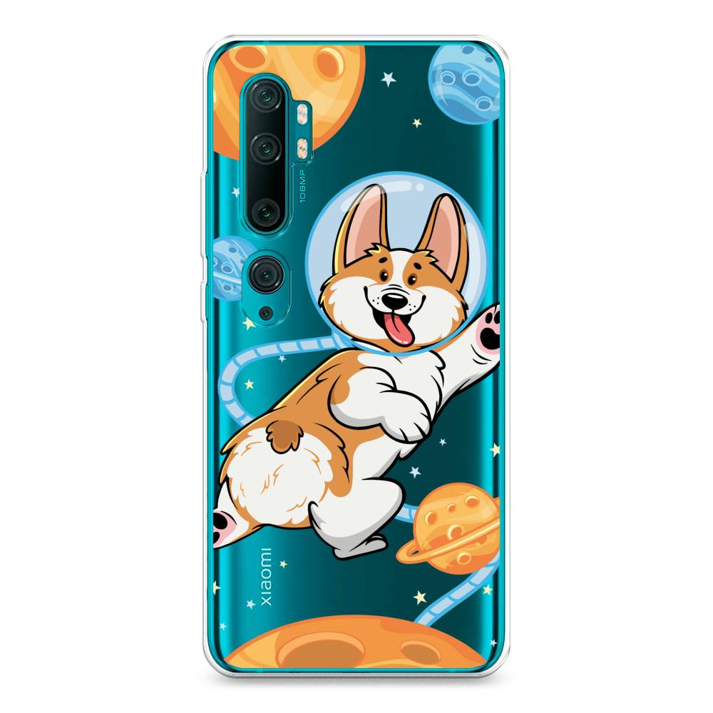 фото Чехол на xiaomi mi note 10"корги-космонавт" case place