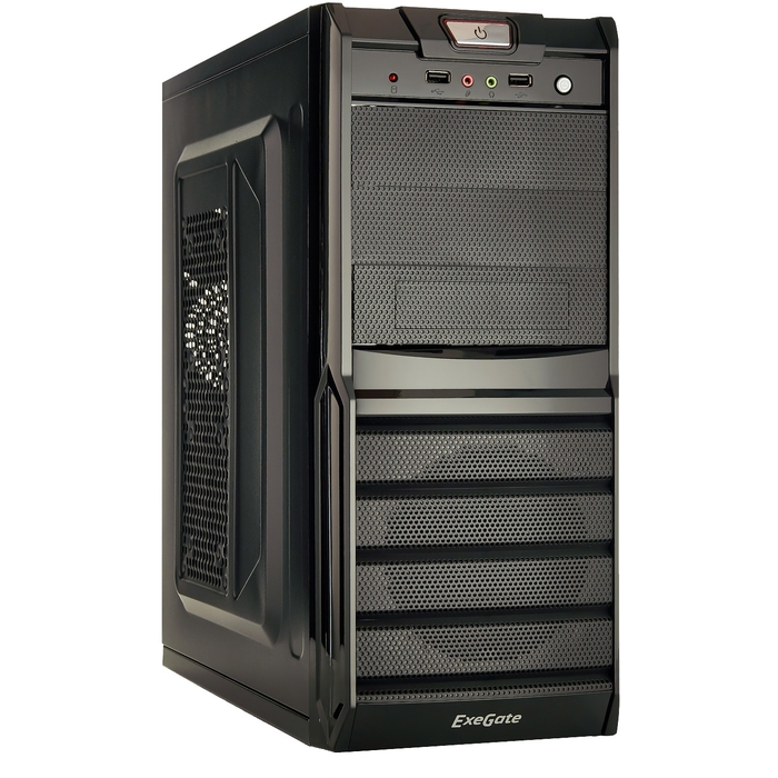 

Корпус для компьютера ExeGate XP-329S 450W Black, XP-329S