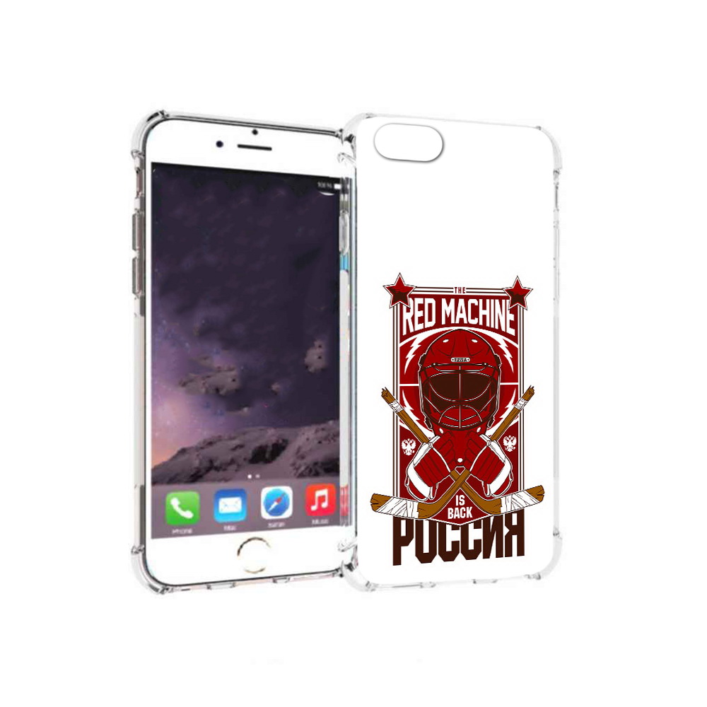 

Чехол MyPads Tocco для Apple iPhone 6 хоккей россия (PT54043.605.666), Прозрачный, Tocco