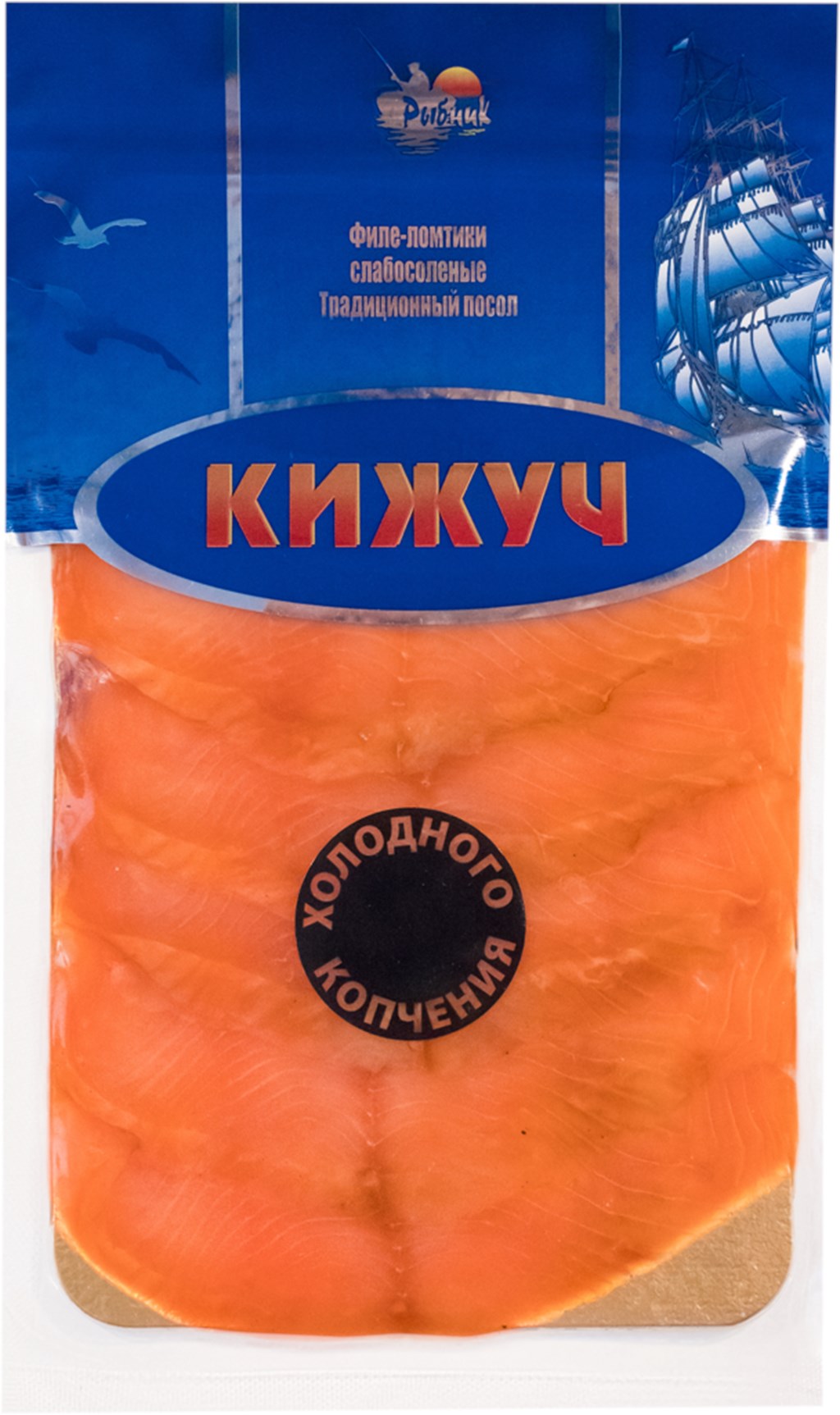 

Кижуч холодного копчения филе ломтики 100 г