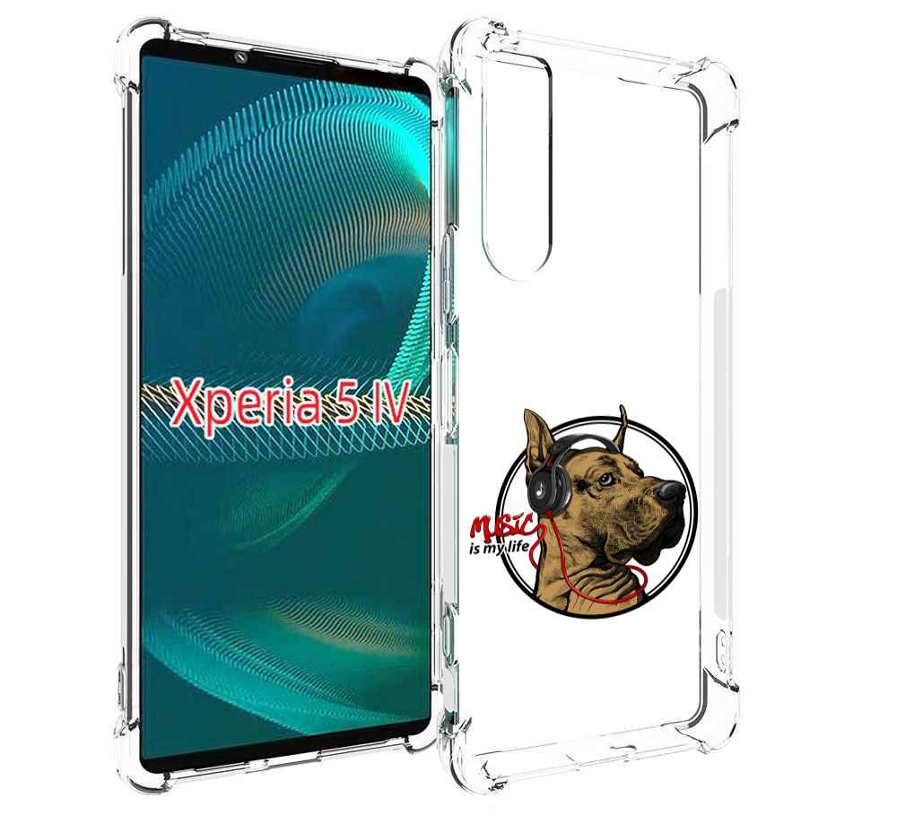 

Чехол MyPads музыкальная собака для Sony Xperia 5 IV (5-4), Прозрачный, Tocco