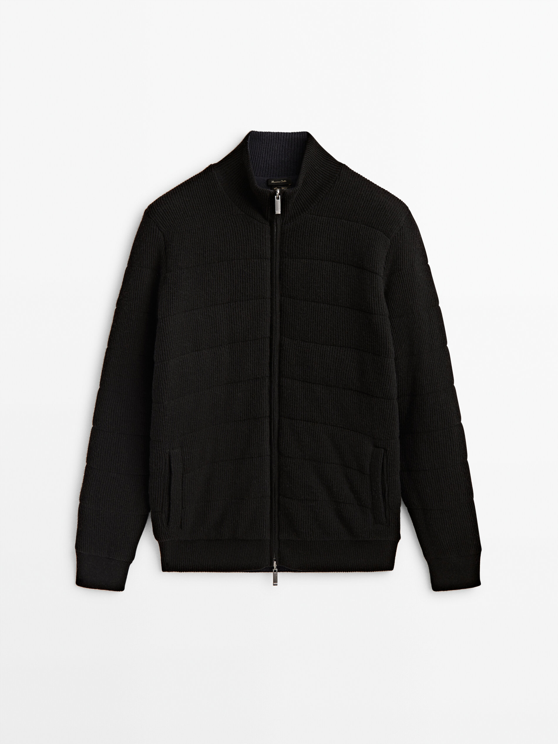 

Кардиган мужской Massimo Dutti 00994412800 черный L, 00994412800