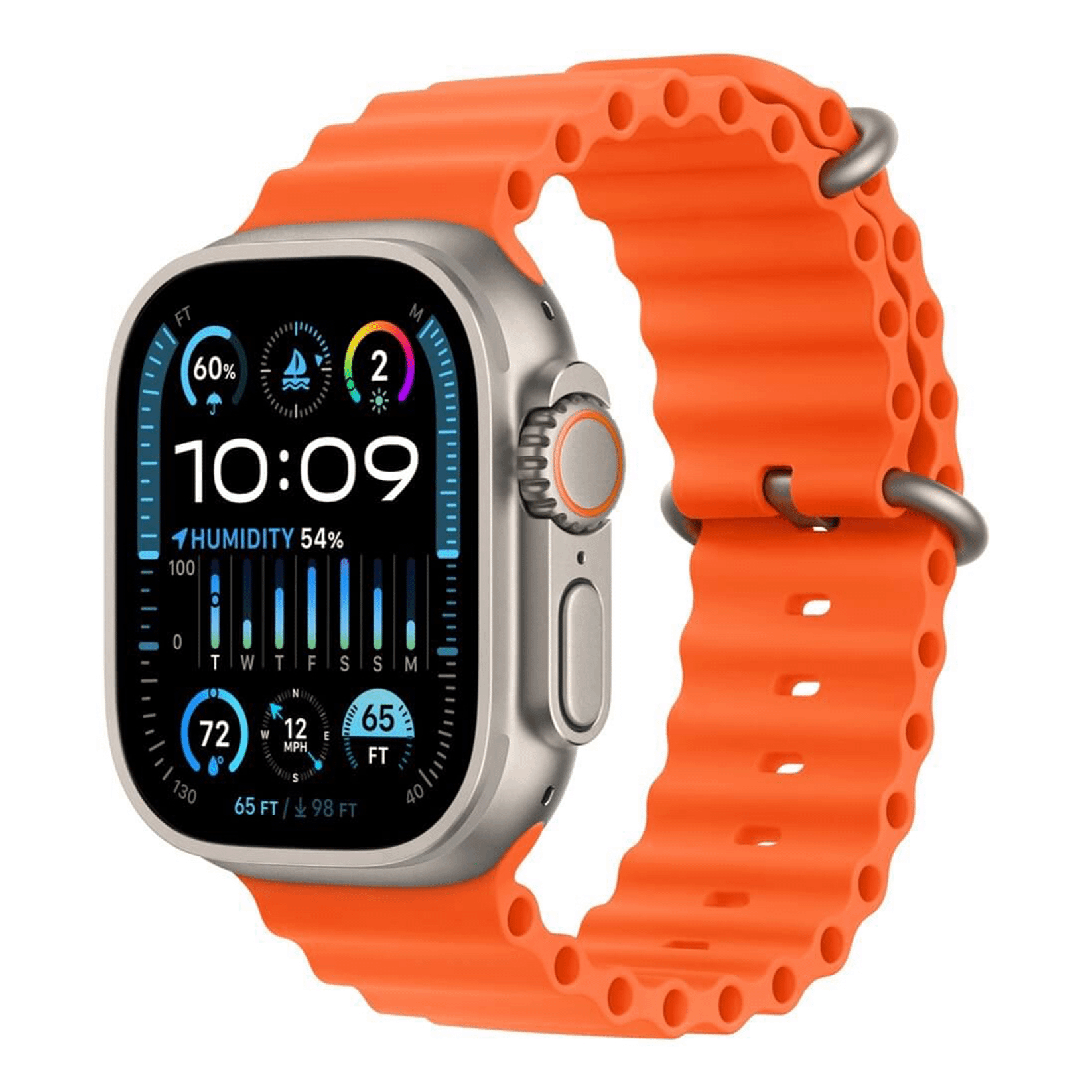 

Смарт-часы Apple Watch Ultra 2 49 мм Titanium, оранжевый