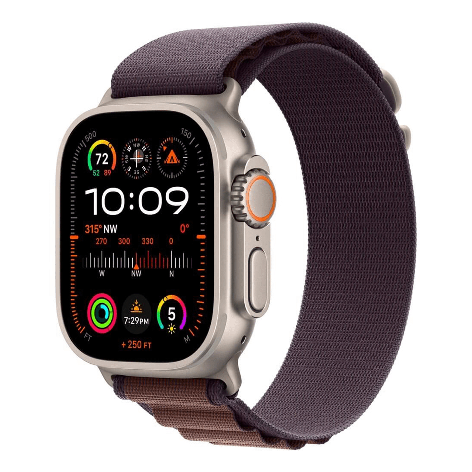 Смарт-часы Apple Watch Ultra 2 49 мм Titanium L, темный индиго