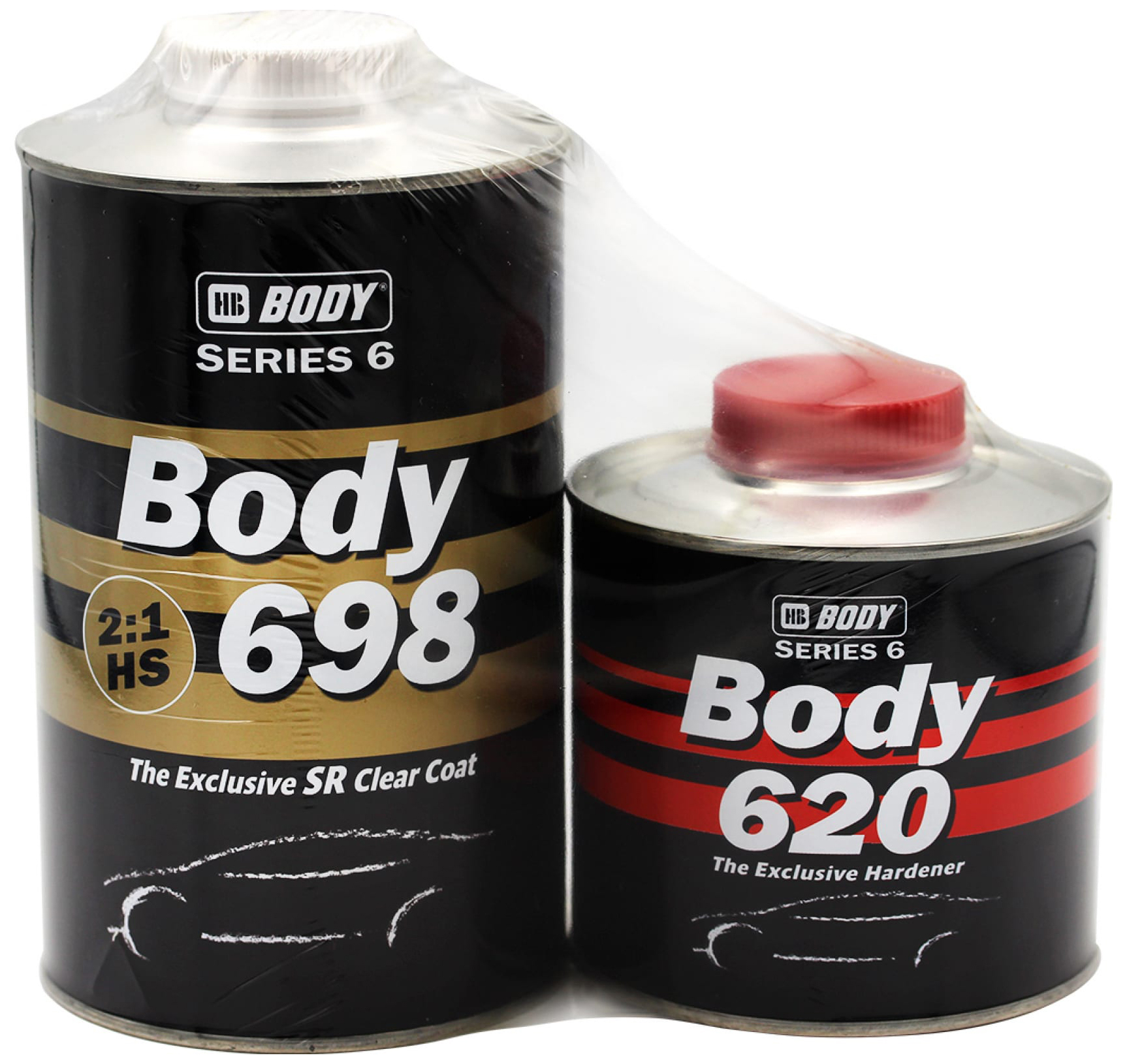 

Лак Body Hb 698 2:1 Hs (1л) 6980000001 без отвердителя HB BODY арт. 6980000001, Прозрачный