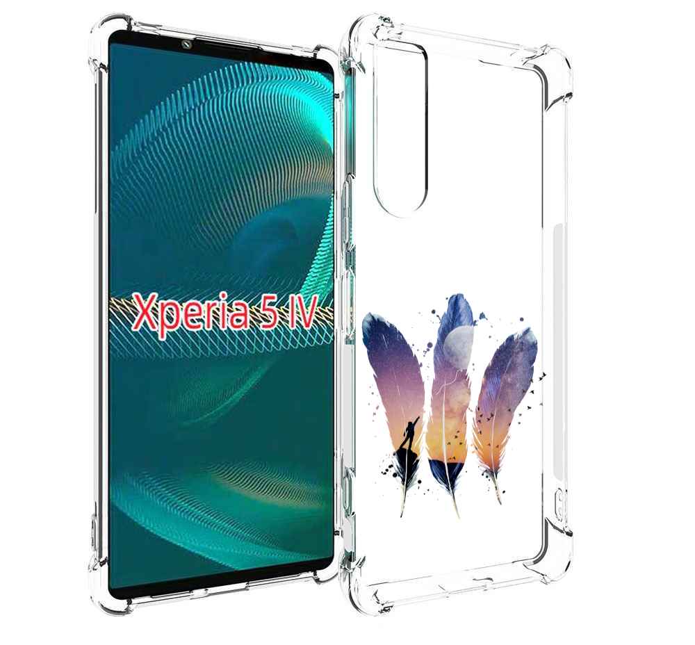 

Чехол MyPads небесные перья для Sony Xperia 5 IV (5-4), Прозрачный, Tocco