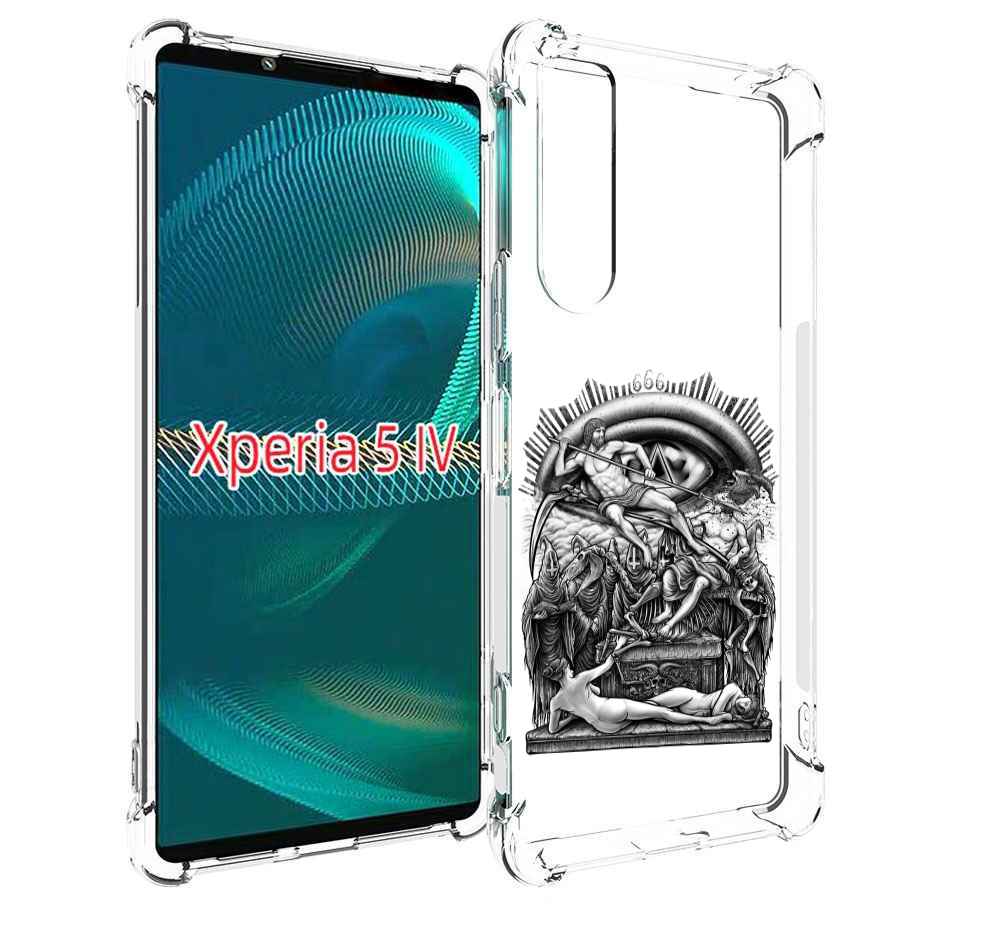 

Чехол MyPads оракул черно белый для Sony Xperia 5 IV (5-4), Прозрачный, Tocco