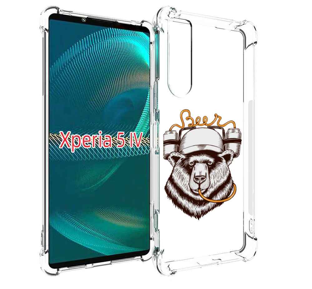 

Чехол MyPads пивной медведь для Sony Xperia 5 IV (5-4), Прозрачный, Tocco